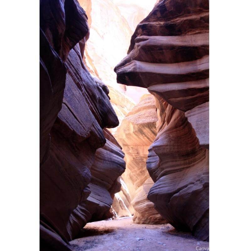 Paria Canyon as an alternative to Antelope Canyons Arizona.