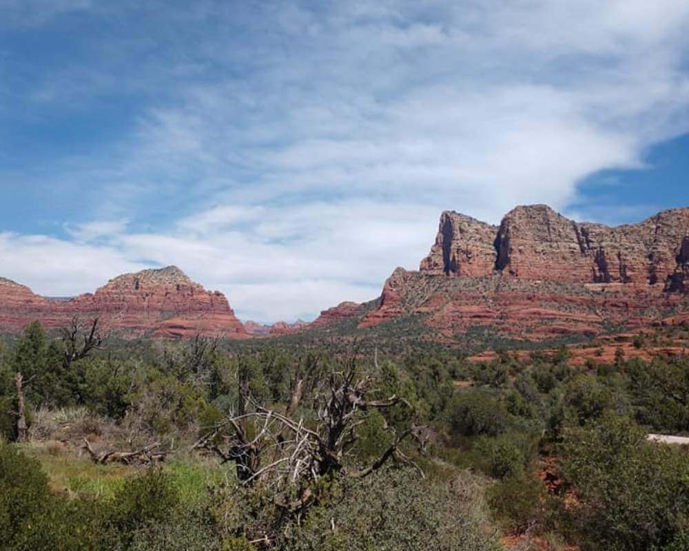 Sedona Arizona, a picture of the red rock formations