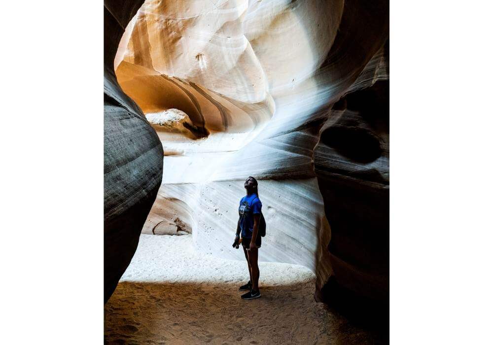 Me standing inside Antelope Canyons Arizona