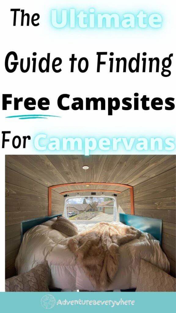 The ultimate guide to finding free campsites for camper vans.