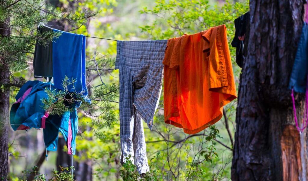 drying clothes line