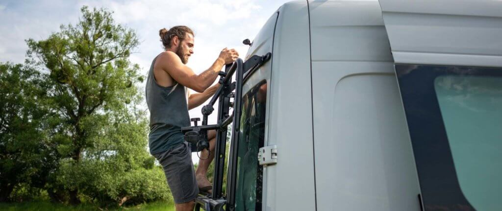 ladder for roof rack