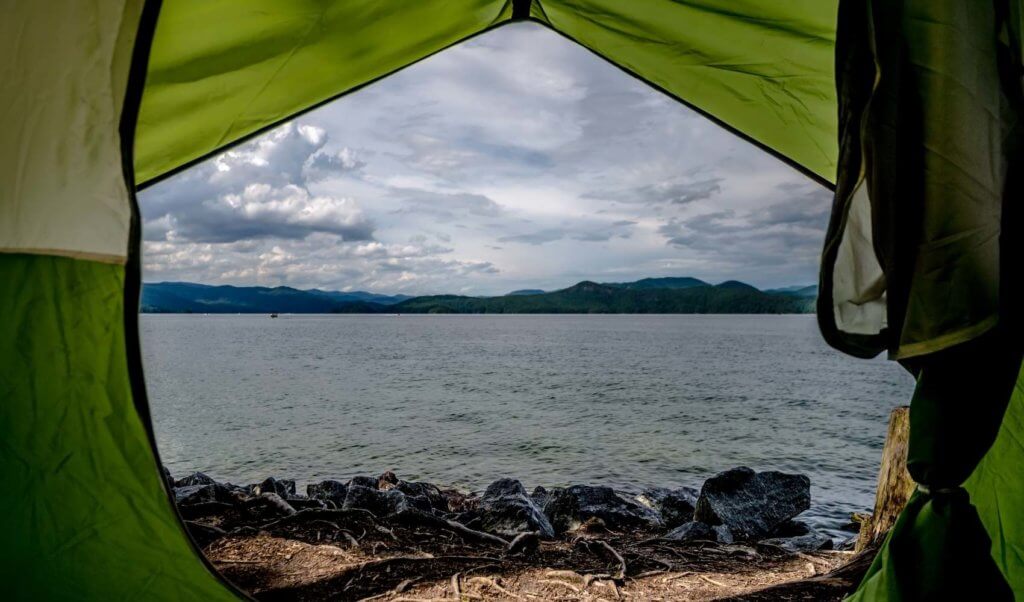 Camping at Lake Jocassee