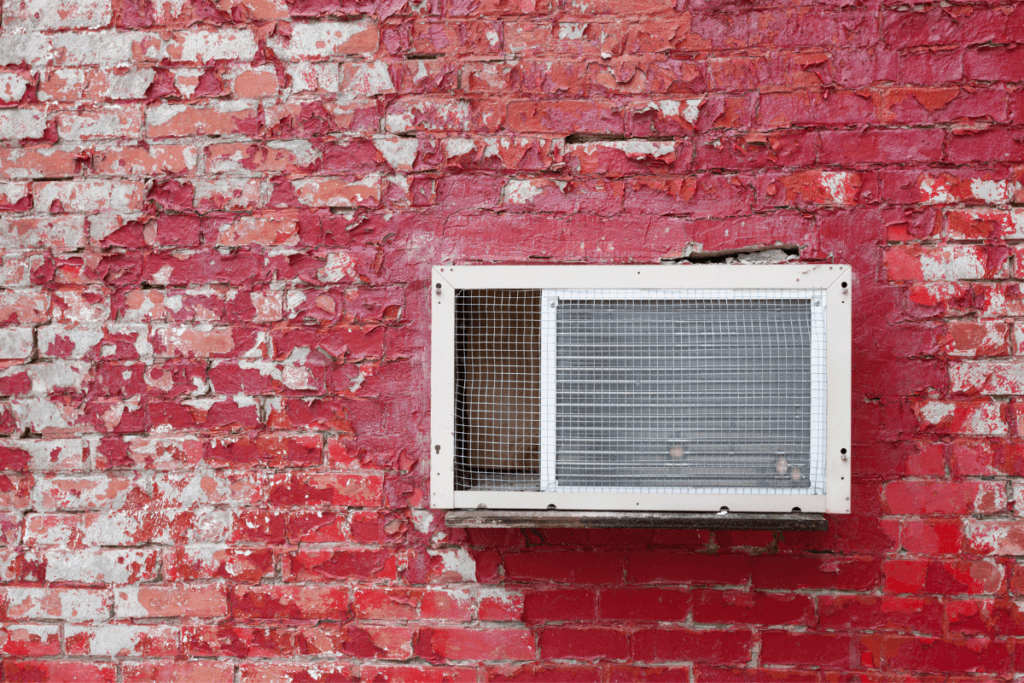 AC window unit can be used for camper vans