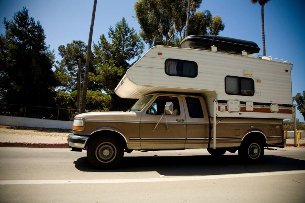 truck bed camper old school