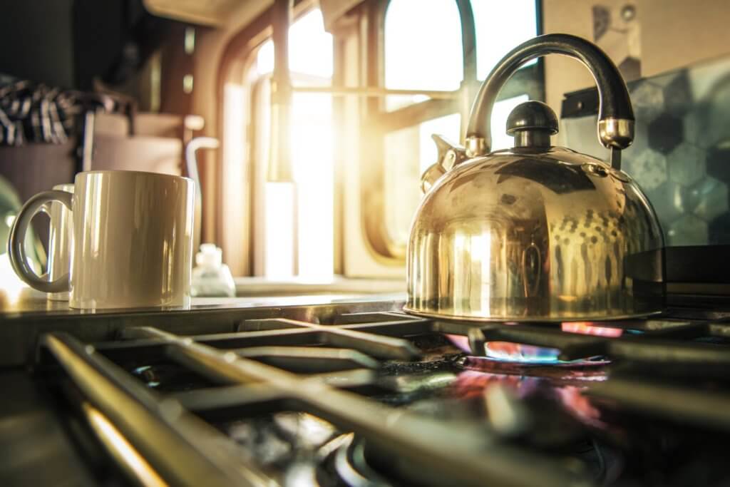 propane stove is better than electric for winter camper van tips