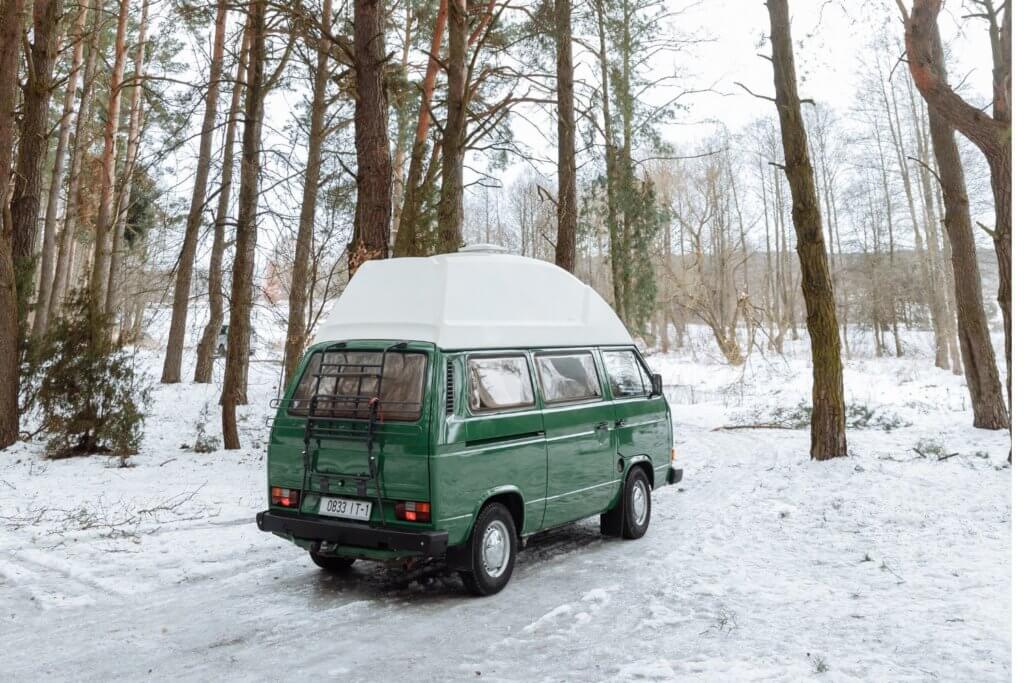 camper van winterizing when in use