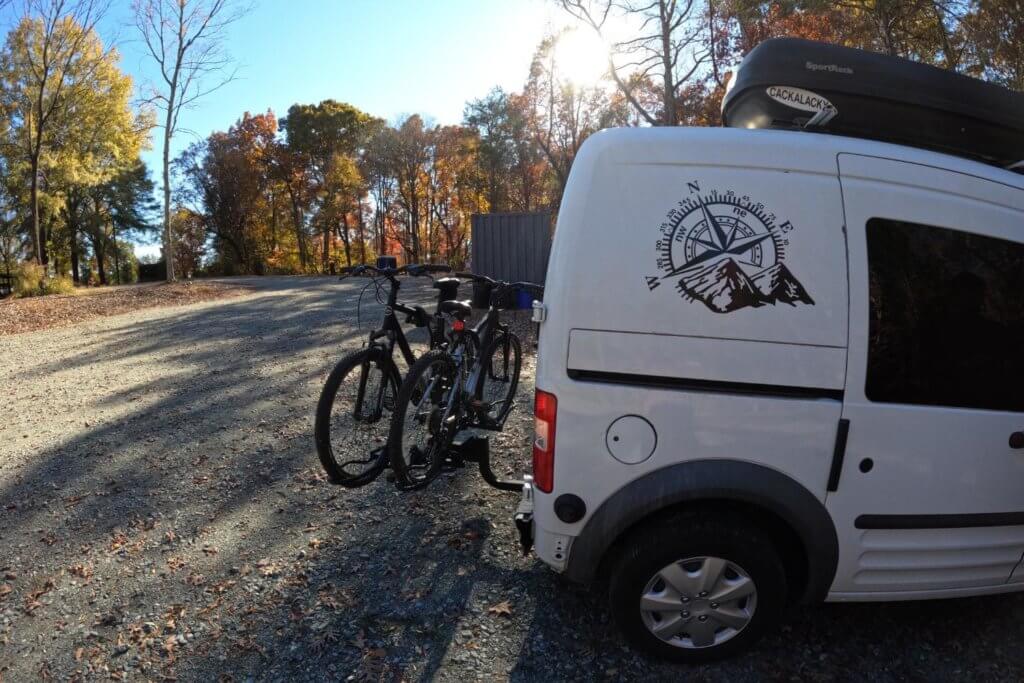 hitch mount bike carrier for campervan
