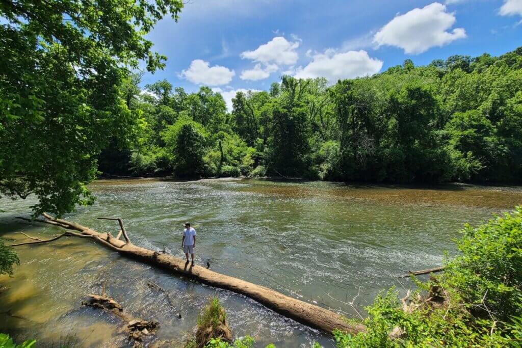 Hike the Yadkin Valley River for things to do near Moravian Falls