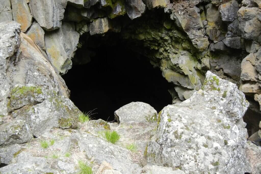 Lava river cave near Flagstaff Arizona