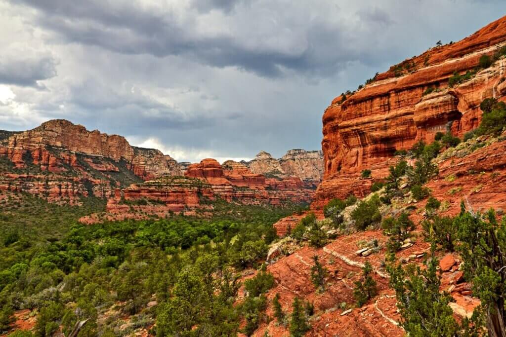 Boynton Canyon hiking area near Sedona Arizona