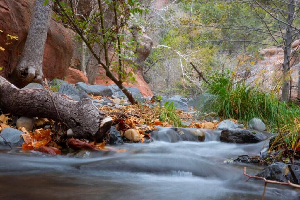 Oak creek trail hiking