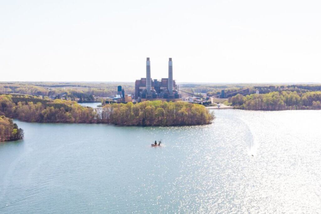 Duke Energy power station at Belews Lake