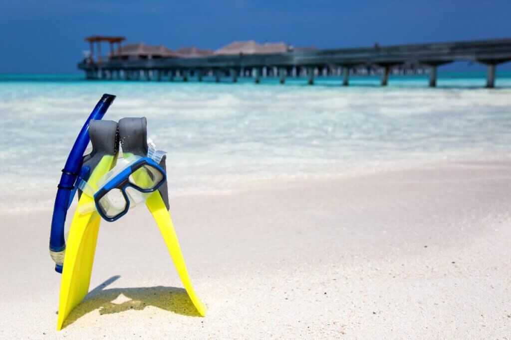 snorkel gear for snorkeling in Oahu Hawaii