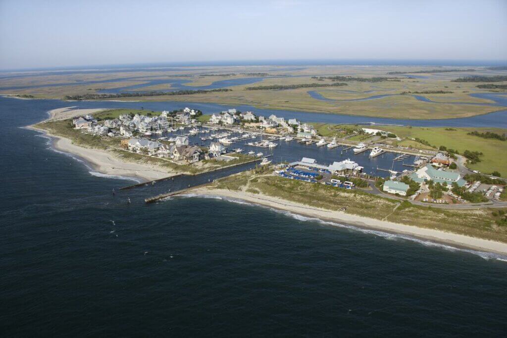 Boating port on Bald Head Island, Hidden gem near Oak Island