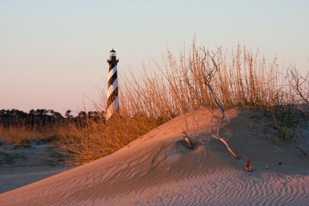 Cape Hatteras Lighthouse in North Carolina